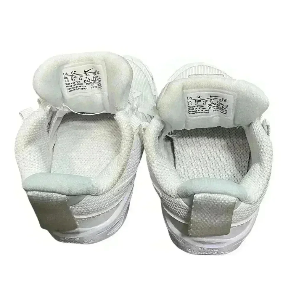 Nike Star Runner Baby Sneakers Size 5.5 White Used No Laces